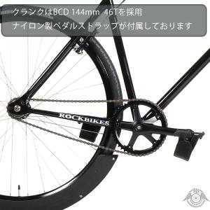 ピスト バイク クロモリ ブラック シングルギ...の詳細画像4