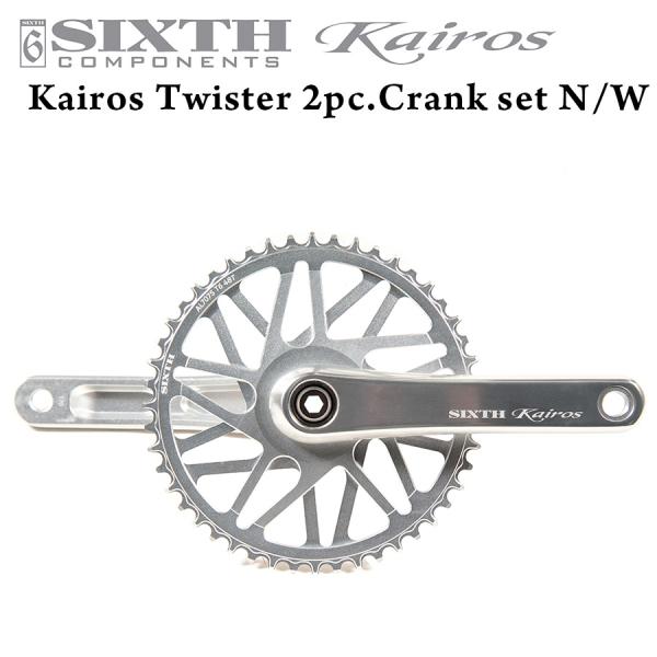 2ピース クランク SIXTHcomponents Kairos【Twister】Single Cr...