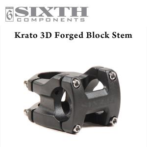 ブロックステム SIXTH Components Krato Stem Black ( シックスコンポーネンツ クラート 鍛造 ステム ブラック ) 45mm パーツ MTB カスタム ポジション