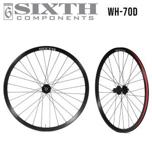 アルミ ホイール SIXTHcomponents  WH-70d Wheel 700C ディスク ホイール 28mm ハイト ロードバイク グラベルバイク 6ボルト クリンチャー 高品質 パーツ