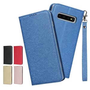 Galaxy S10plus ケース 手帳型 ふたピタ S10+ galaxyS9 S9＋ スマホケースマグネット ギャラクシー S8 S8＋カバー シンプル スタンド機能