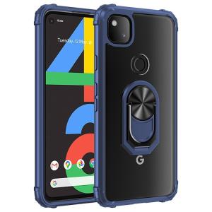 ケース Google Pixel 5 スマホケース Google Pixel 5 ケース リング付 Google Pixel 5 TPU カバー 耐衝撃 薄型 傷防止 スタンド機能