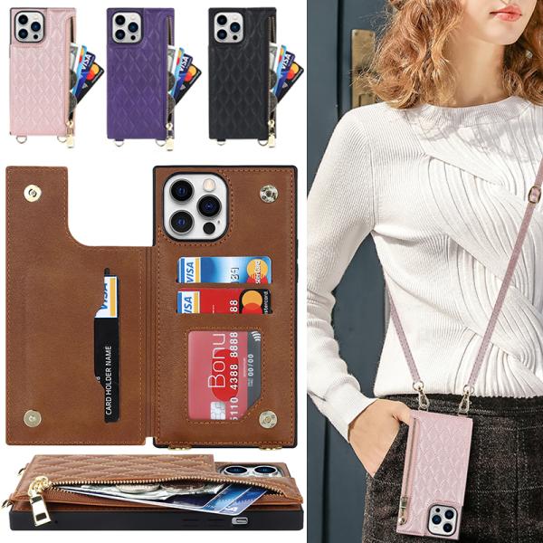 iphone12 ケース iPhone 12 Pro Max 背面型ケース 肩掛けショルダー iPh...