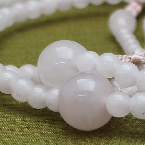 ≪ポイント15倍≫　日蓮宗用　女性用　数珠　念珠　ローズコーツ　小田巻凡天