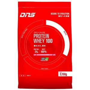 DNS プロテインホエイ100 いちごミルク風味 3150g × 1袋 ホエイ
