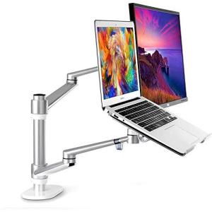 モニタースタンド ノートパソコンアーム モニターアーム 液晶ディスプレイ アーム 耐荷重2-9kg 12〜32インチ対応