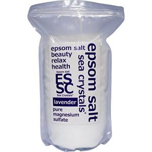 エプソムソルト ラベンダーの香り 2.2kg (浴用化粧品) Seacrystals 計量スプーン付｜nyy-store