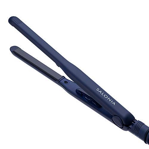 SALONIA ストレートヘアアイロン ネイビー 15mm 家電 美容 ヘアケア MAX230℃ プ...