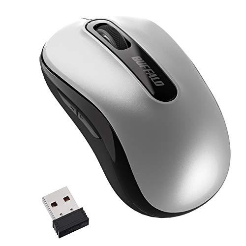 バッファロー マウス 無線 ワイヤレス 5ボタン 【戻る/進むボタン搭載】 小型 軽量 節電モデル ...
