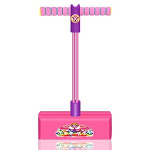 Hymaz ポゴスティック ジャンプボール スポンジ製 子供おもちゃ 初心者向け 軽い 持ち運び便利 公園 室内遊び 体幹トレーニング スポーツ スキ