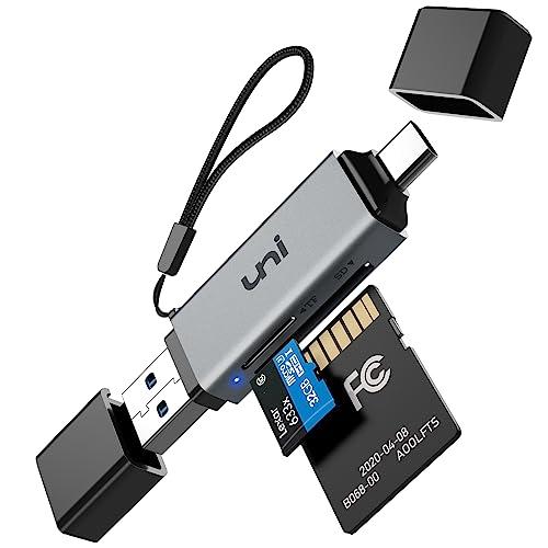 SDカードリーダー USB 3.0 uniAccessories USB Type C 2-in-1...