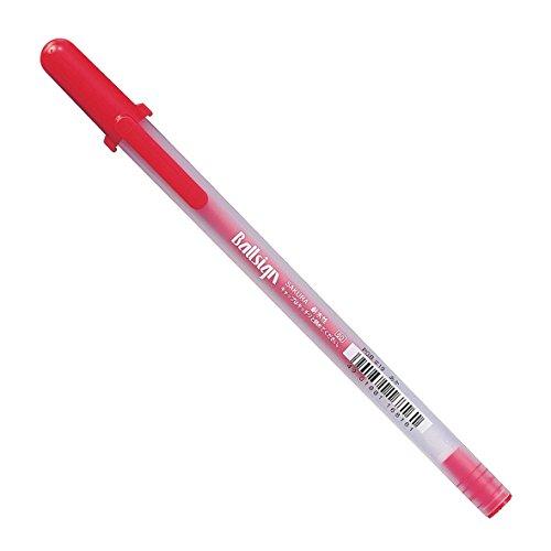 サクラクレパス 水性ボールペン ボールサイン PGB#19-10P 赤 10本