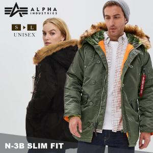 アルファインダストリーズ N-3B スリムフィット ALPHA INDUSTRIES SLIM FIT 防寒 フィールド ジャケット メンズ レディース ミリタリー アウター ブルゾン 撥水｜o-kini