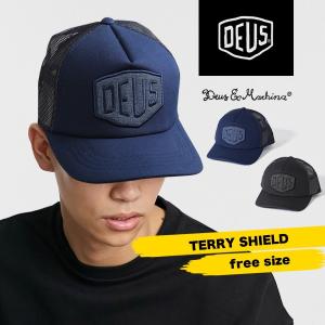 デウスエクス マキナ キャップ デウス 帽子 スナップバック メッシュキャップ Deus Ex Machina メンズ レディース TERRY SHIELD TRUCKER  ブランド｜o-kini