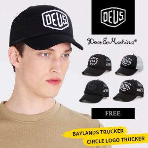 デウスデウスエクスマキナ キャップ メッシュ デウス メンズ Deus Ex Machina BAYLANDS TRUCKER ベイランド CIRCLE LOGO TRUCKER サークル ロゴ トラッカー｜o-kini