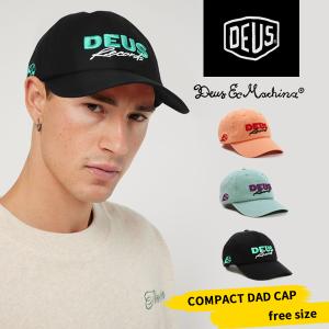 デウスデウスエクスマキナ キャップ デウス 帽子 メンズ Deus Ex Machina COMPACT DAD CAP コンパクト ダッド キャップ DEUS RECORDS  ブランド｜o-kini