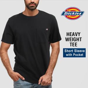 ディッキーズ Dickies 半袖 Tシャツ 無地 厚手 コットン メンズ ヘビーウェイト ポケット付 ストリート ファッション ワークウェア