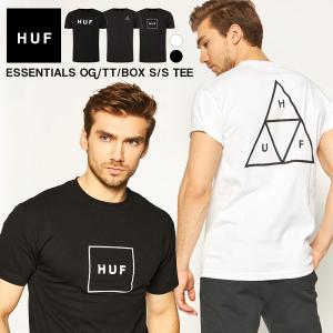 ハフ tシャツ 半袖 HUF メンズ レディース 黒 白 ブラック ホワイト TS00507 TS00508 TS00509 ロゴ ボックスロゴ トリプルトライアングル m l xl 2xl ブランド｜o-kini