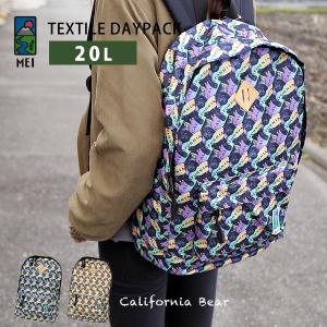 MEI リュック メイ エムイーアイ デイパック 20L カリフォルニア ベア リュックサック バックパック 通学 通勤 アウトドア 登山