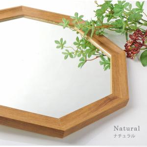 八角形 壁掛け 鏡 玄関 風水 幸運 ウォール...の詳細画像3