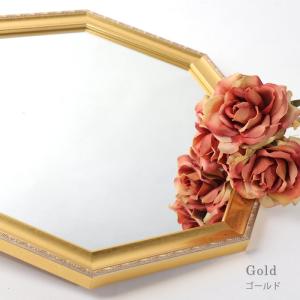 八角形 壁掛け 鏡 玄関 風水 幸運 ウォール...の詳細画像4