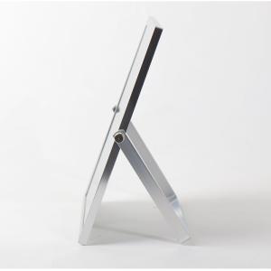 日本製 スタンドミラー メイク用 シルバー L...の詳細画像3