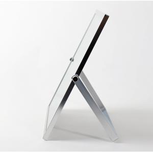 日本製 スタンドミラー メイク用 シルバー L...の詳細画像3