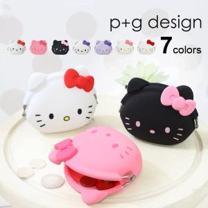 ハローキティ 財布 ピージーデザイン HELLO KITTY p+g design ミミポチ キティちゃん グッズ パース がまぐち 小銭入れ 誕生日 プレゼント｜Lansh(ランシュ)