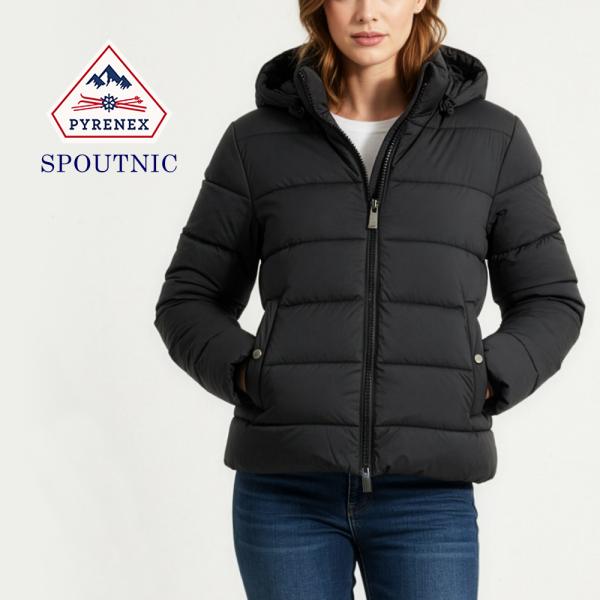 ピレネックス PYRENEX スプートニック SPOUTNIC ダウンジャケット レディース 黒 ダ...