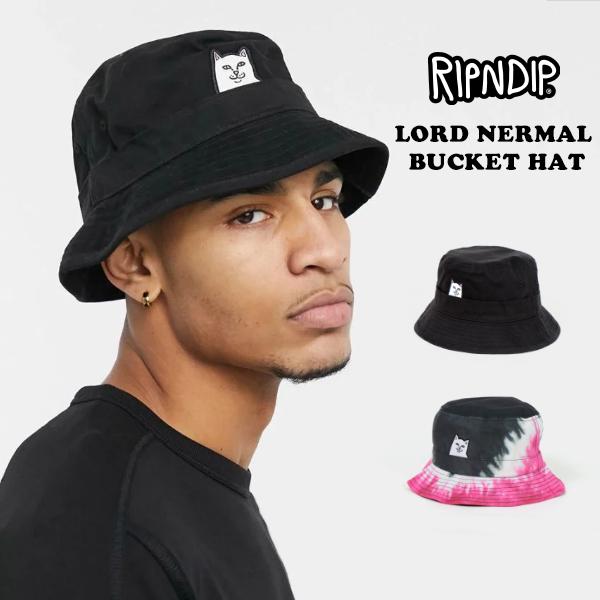 リップンディップ RIPNDIP バケットハット ユニセックス ロードナーマル 猫 アイコン ポケッ...