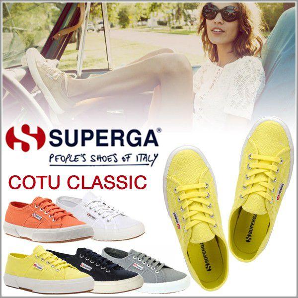 スペルガ superga スニーカー 2750 クラシック キャンバス レディース スリッポン 無地...