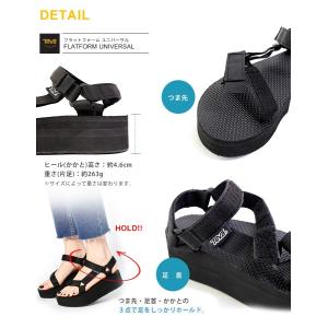 テバ サンダル 厚底 レディース teva ス...の詳細画像2