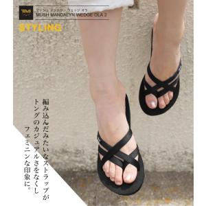 テバ サンダル レディース ウェッジ 厚底 t...の詳細画像1