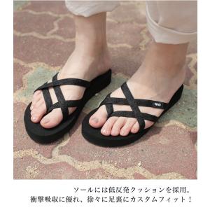 テバ レディース サンダル トングサンダル オ...の詳細画像2