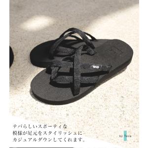 テバ レディース サンダル トングサンダル オ...の詳細画像3