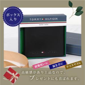 トミーヒルフィガー 財布 メンズ 二つ折り レ...の詳細画像2