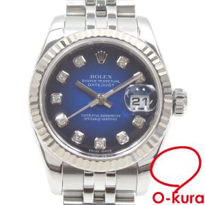 ロレックス ROLEX デイトジャスト 26 レディース 179174G オートマ M番 2007年-2008年頃製 SS WG 中古｜o-kura