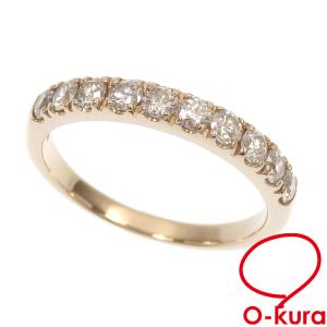 ダイヤモンド リング レディース K18YG 10.5号 0.50ct 2.4g 18金 イエローゴールド 750 指輪 中古｜o-kura