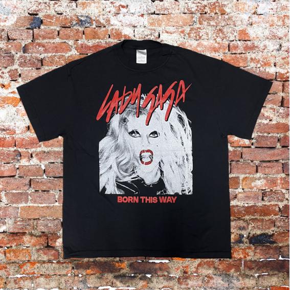 LADY GAGA  レディーガガ　Tシャツ　2011 ツアー Born This Way XL 黒...
