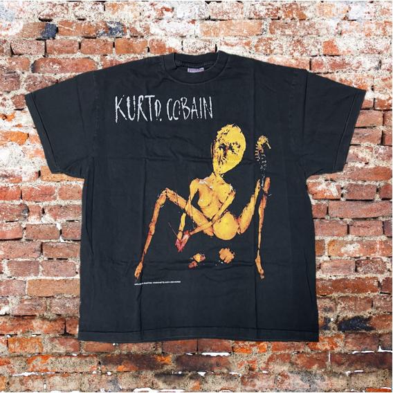 Kurt Cobain / カートコバーン　 Tシャツ 　 ニルヴァーナ XL 黒 両面プリント バ...