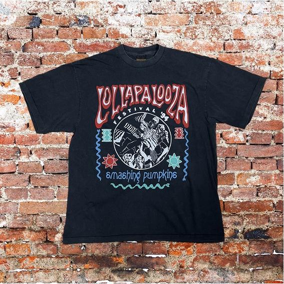 Smashing Pumpkins Tシャツ Lollapalooza 1994 XL 黒 両面プリ...