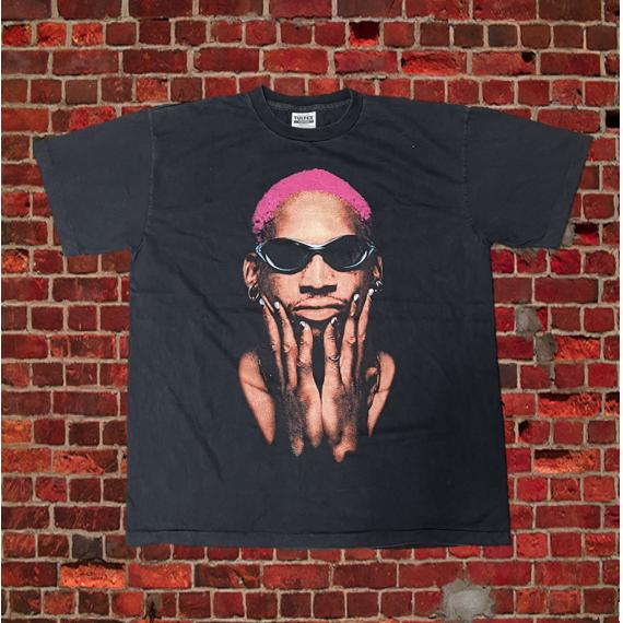 Dennis Rodman デニスロッドマン Tシャツ シカゴブルズ NBA｜バスケットボール レジ...
