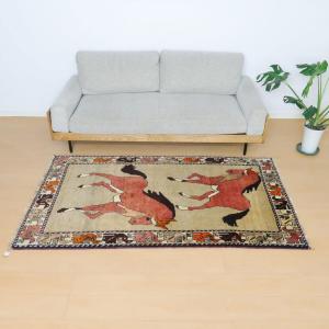 ギャッベ オールド カシュガイ 200×111c...の商品画像