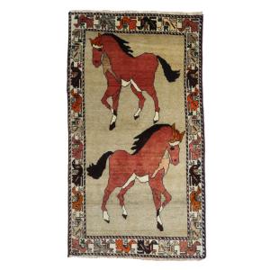 ギャッベ オールド カシュガイ 200×111...の詳細画像1