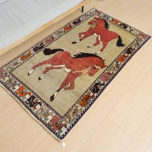 ギャッベ オールド カシュガイ 200×111...の詳細画像3