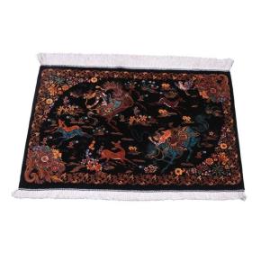 ペルシャ絨毯/クム 88×59cm イラン産 ...の詳細画像1