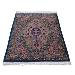 ペルシャ絨毯/クム 156×102cm イラン...の詳細画像4