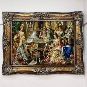 ペルシャ絨毯 イラン・タブリーズ絵画 125×...の詳細画像1