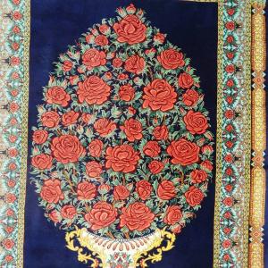 ペルシャ絨毯 イラン じゅうたん・クム産 シル...の詳細画像5