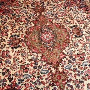 アンティーク・ペルシャ絨毯/ムード 1900年...の詳細画像2